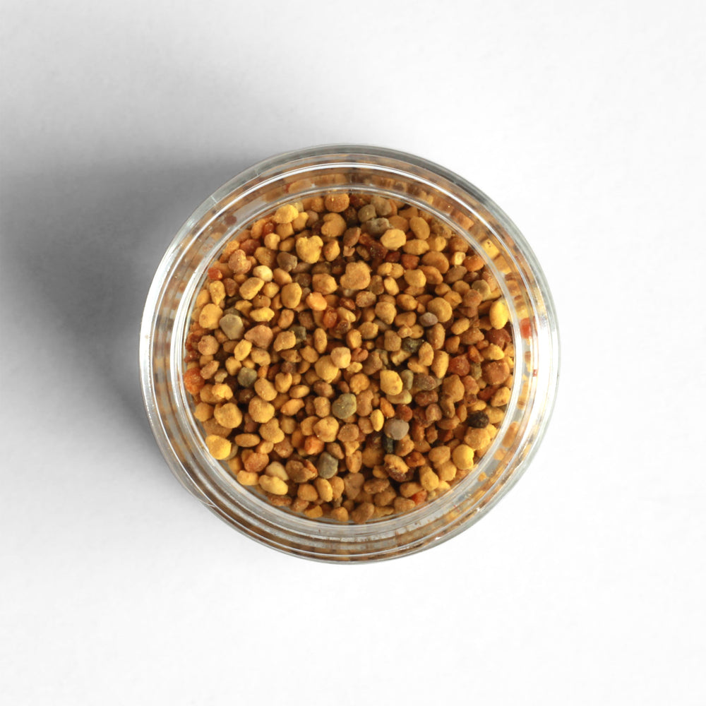 Top-down view of Bee Pollen