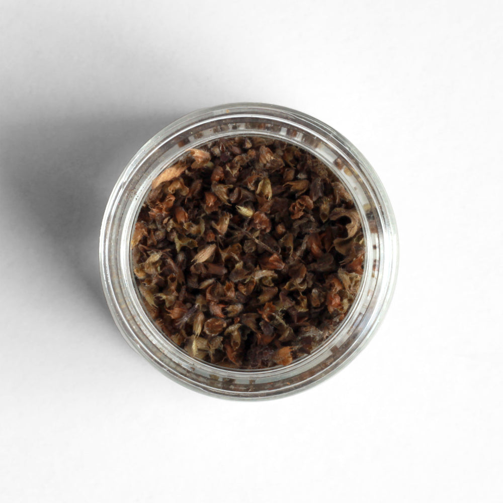 Top-down view of dried Ethiopian Besobela
