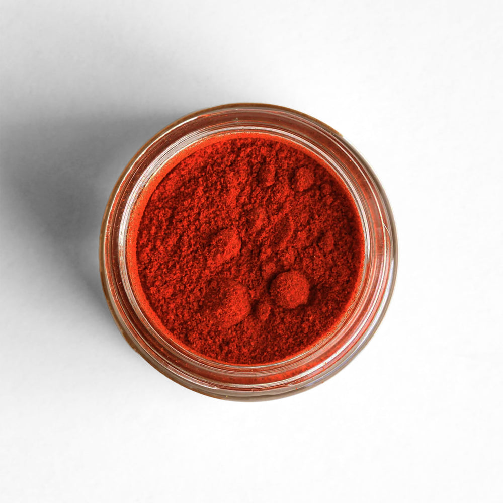 Top-down view of Spanish Smoked Paprika