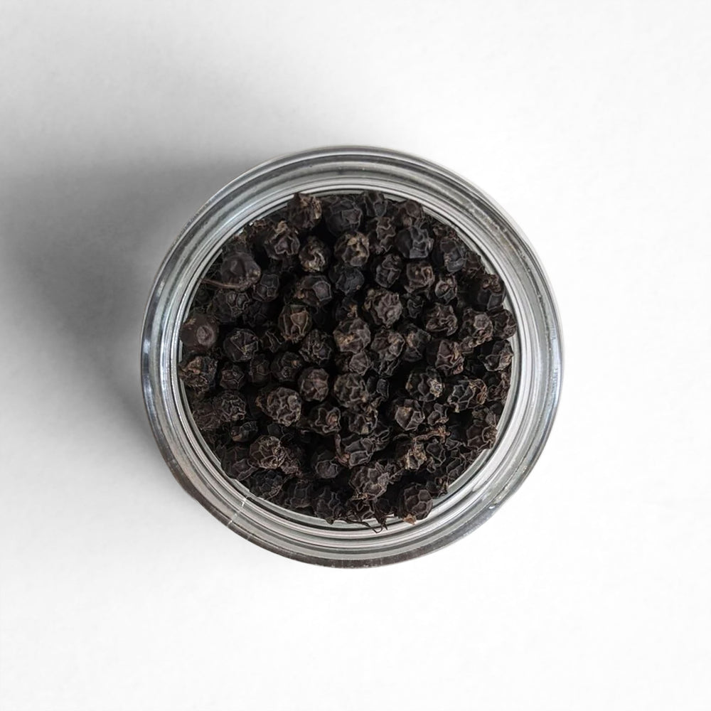 Top-down of Costa Rican Black Peppercorn