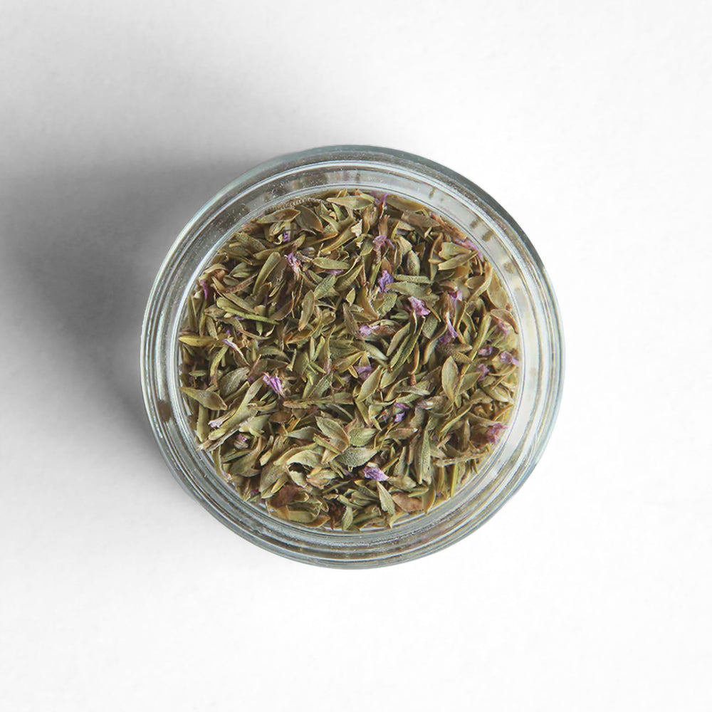 Top-down view of Sicilian Thyme