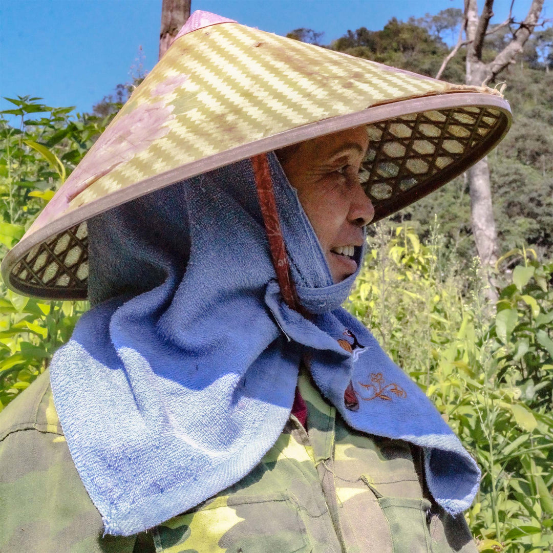 Vietnamese farmer who helps source the Curio Spice exclusive Da Lat Spice.