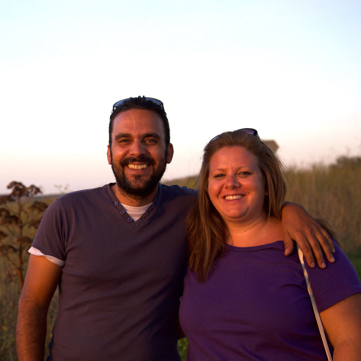 Maurizio and Katia Marino, a brother and sister duo who run a specialty farm near Ferla who help source herbs for Curio's Ferla Spice blend.