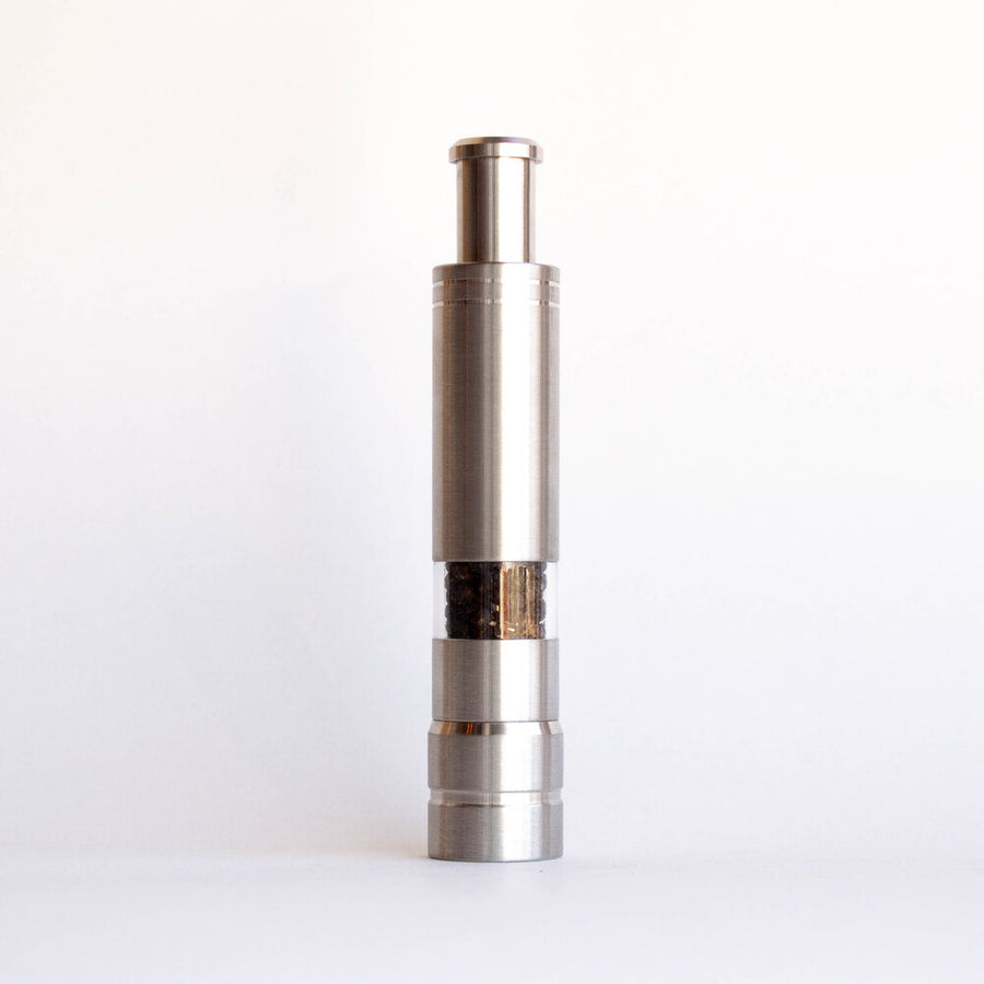 Stainless Steel Pump Peppercorn Grinder