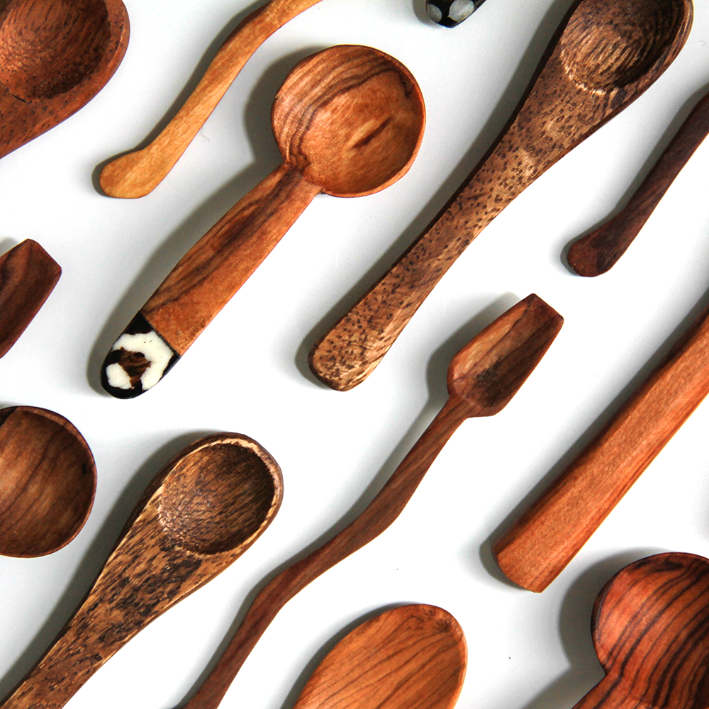 Curio Spice Company Wooden Spoons Masala Tea Scoop
